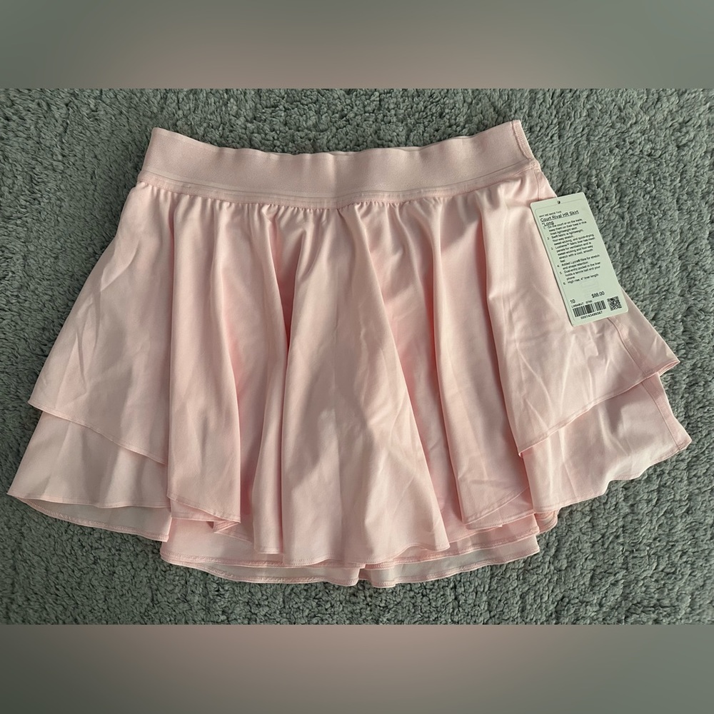 Lululemon Court Rival High-rise Skirt in Strawberry Milkshake Pink NWT